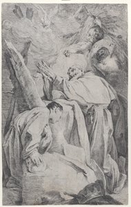 Siunatun Piero Gambacortin ekstaasi Pisasta, n. 1725-28. tekijältä Federico Bencovich