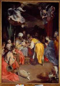 Federico Baroccin (1526/35-1612) maalaus Jeesuksen ympärileikkaus, joka tunnetaan nimellä Le Baroche Dim. 3,5x2,5 m