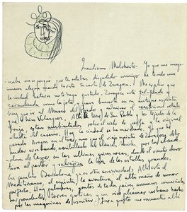 Nimikirjoituskirje Melchor Fernandez Almagrolle, Granada, tammikuun lopussa 1926