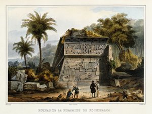 Xochicalcon pyramidin rauniot, 1839?
