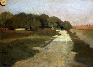 Seinen varrella, kirjoittanut Federico Rossano (1835-1912).