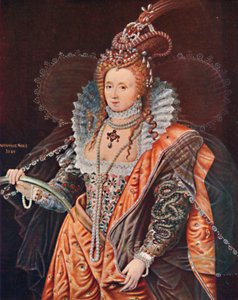 Kuningatar Elizabeth. Zuccheron symbolinen muotokuva, c1602, 1903