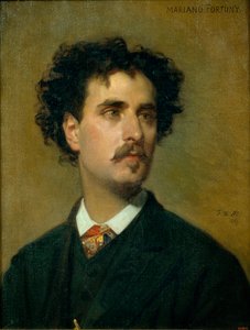 Mariano Fortuny y Madrazon (1871-1949) muotokuva - Federico de Madrazo y Kuntzin (1815-1894) maalaus - 1867 - Öljy kankaalle - 54x42,5 - Museu Nacional d