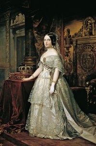Espanjalaisen Isabella II:n muotokuva