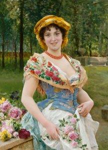 Rose Celebration (öljy kankaalle)