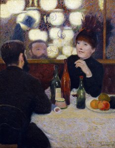 Cafe de la Nouvelle Athenesissa (Suzanne Valadonin muotokuva