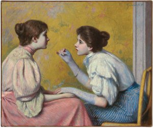 Mielenkiintoinen keskustelu, 1895