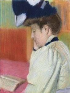 nainen lukee; Lukeva nainen, c. 1890