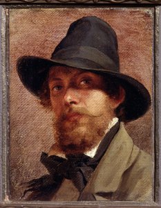 ""Omakuva"" Feodor Andrejevitš Bronnikovin (1827-1902) maalaus 1856 Valtion V. Tropinin-museo, Moskova tekijältä Fedor Andreevich Bronnikov
