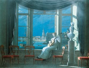 Ikkunassa kuutamoisena yönä, Fjodor Tolstoi