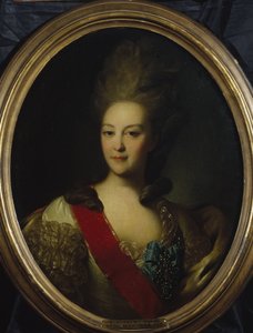 Kilpailija Ekaterina Nikolaevna Orlovan muotokuva 1758-1781, s. 1779