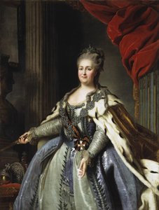 Keisarinna Katariina II:n muotokuva 1729-1796, 1780-luku