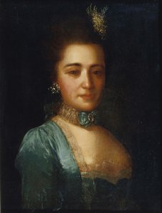 Prinsessa Praskovia Ivanovna Golitsynan muotokuva tekijältä Fedor Stepanovich Rokotov