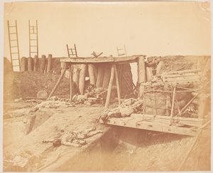 Taku Fortin sisätilat tekijältä Felice (1825-c.1908) Beato