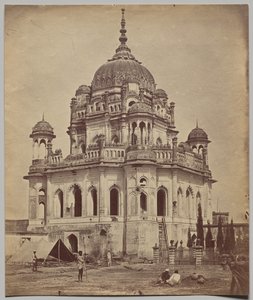 Saadat Alin hauta Kaiserbaghin palatsissa tekijältä Felice A. Beato