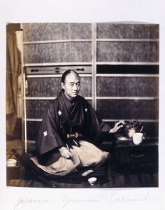 Japanilainen Yaconin, n. 1864-1866 tekijältä Felice Beato