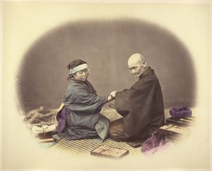 Japanilainen lääkäri ja potilas tekijältä Felice Beato