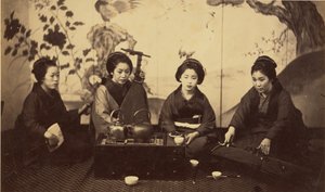 [Japanilainen musiikkiseurue] tekijältä Felice Beato