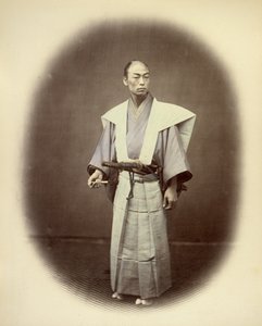 Japanilainen Yakonin seremoniapuvussa tekijältä Felice Beato