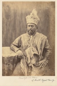 Moostafor Ali Khan Budhin kuninkaallisesta perheestä tekijältä Felice Beato