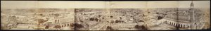 Panorama of Lucknow, otettu Kaiser Baghin palatsista, 1858 tekijältä Felice Beato
