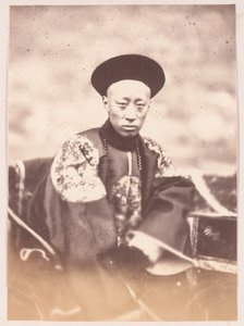 Prinssi Gong Q Kiinan netissä, 1860 tekijältä Felice Beato