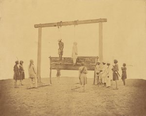 Rangaistus, riippuvat mutterit tekijältä Felice Beato