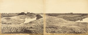 Tangkoon linnoitus valloituksen jälkeen, jossa näkyy ranskalainen ja englantilainen sisäänkäynti, 10. elokuuta 1860, 1860. tekijältä Felice Beato