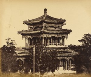 [Suuri keisarillinen palatsi (Yuan Ming Yuan) ennen palamista, Pekin, 18. lokakuuta 1860] tekijältä Felice Beato