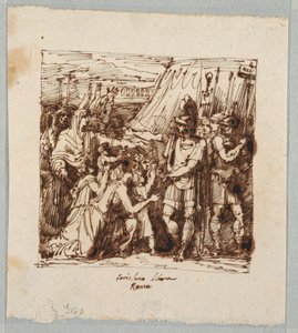 Coriolanus suostuu purkamaan Rooman piirityksen tekijältä Felice Giani