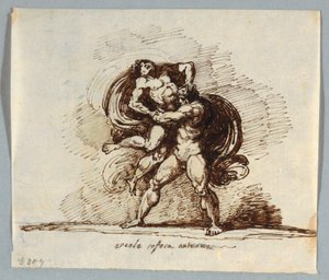 Hèrcules i Anteu finlandès tekijältä Felice Giani