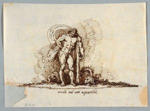 Hercules Hesperidien puutarhassa tekijältä Felice Giani