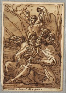 St. Anthony and the Hermits, Lodovico Carraccin tutkimus tekijältä Felice Giani