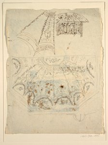 Tutkimus Apollo-huoneeseen, Palazzo Milzetti, Faenza tekijältä Felice Giani
