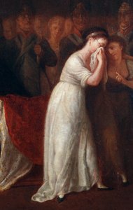 Nainen lakina, joka ohjaa äidin asemaa perheessä, huonompi kuin aviomiehen. Yksityiskohta siviililain tai Napoleon Bonaparten lain julkaisemisesta 21.3.1804 (maalaus