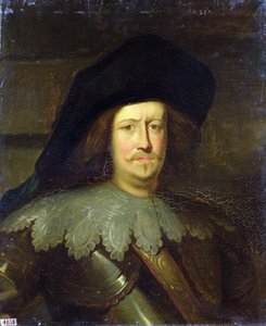Charles de Schombergin (1600-56) muotokuva Nanteuilin kreivistä ja Halluinin herttuasta, 1844