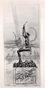 Suuri Lyyra, Stephane Mallarmen (1842-98) runojen etukappale tekijältä Félicien Rops