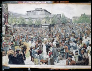 Näkymä Les Hallesista, 1885