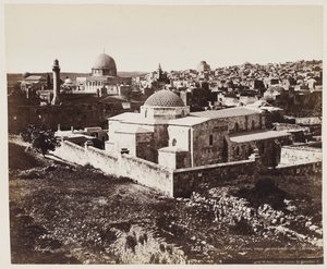 Pyhän Annan kirkko, yleisnäkymä Jerusalemista #255 tekijältä Félix Bonfils