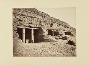 Béni-Hassanin luola, Egypti tekijältä Félix Bonfils