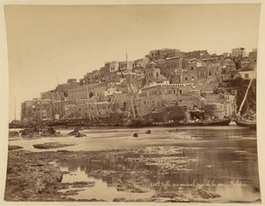 Jaffa, yleiskuva mereltä katsottuna, Palestiina tekijältä Félix Bonfils