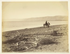 Kuollutmeri ja Juudean vuoret. Palestiina (Kuollutmeri ja Juudean vuoret, Palestiina) tekijältä Félix Bonfils