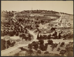 Öljymäki, Jerusalem tekijältä Félix Bonfils
