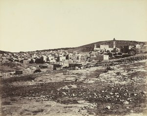 Panoraamanäkymä Hebroniin tekijältä Félix Bonfils