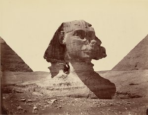 Sfinksi ja pyramidit tekijältä Félix Bonfils