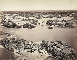 Ensimmäinen Niilin kaihi, otettu Phyloessa, Egyptissä tekijältä Félix Bonfils