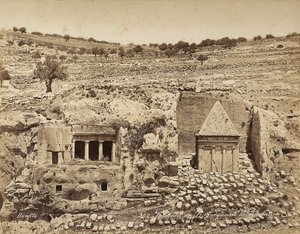 Pyhän Hieronymuksen hauta Palestiinassa tekijältä Félix Bonfils