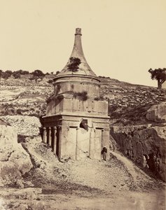 Absalomin hauta - Jerusalem tekijältä Félix Bonfils