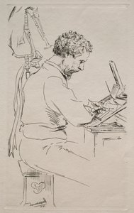 Charles Kean, 1871. tekijältä Felix Bracquemond