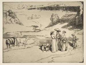Kylän neiot, 1869.